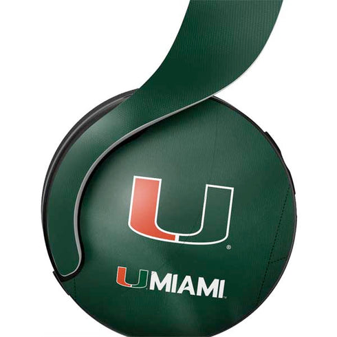 University of Miami Green Jersey PULSE 3D Wireless Headset for PS5 Skin