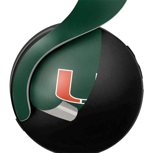 University of Miami Green Jersey PULSE 3D Wireless Headset for PS5 Skin
