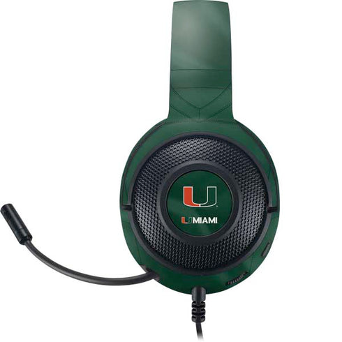 University of Miami Green Jersey Razer Kraken X Skin