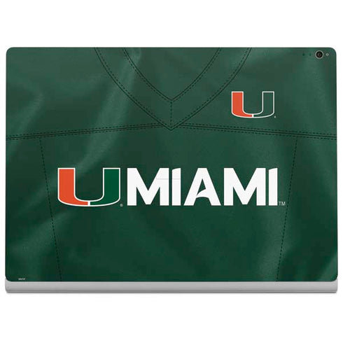 University of Miami Green Jersey Surface Book 2 15in Skin