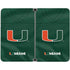 University of Miami Green Jersey Surface Duo Skin
