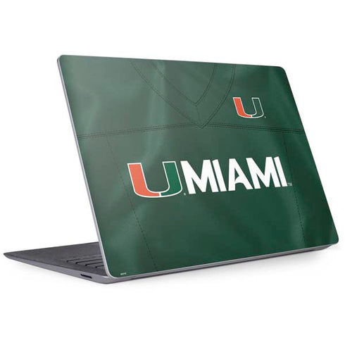 University of Miami Green Jersey Surface Laptop 3 13.5in Skin