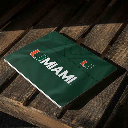 University of Miami Green Jersey Surface Laptop 3 13.5in Skin