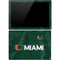 University of Miami Green Jersey Surface Pro 4 Skin