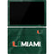 University of Miami Green Jersey Surface Pro 7 Skin