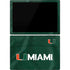 University of Miami Green Jersey Surface Pro 7 Skin