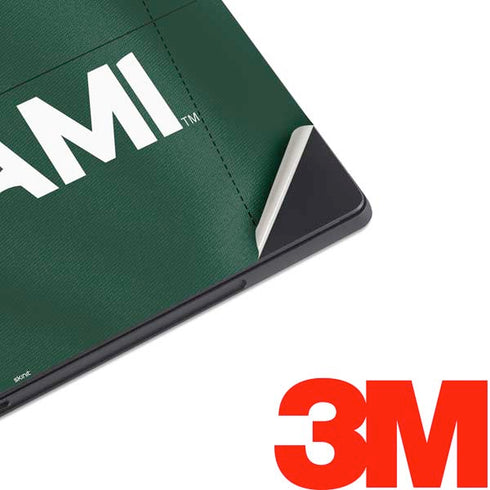 University of Miami Green Jersey Surface Pro 7 Skin