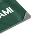 University of Miami Green Jersey Universal Laptop 12in (9.8 x 6.8in) Skin