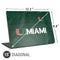 University of Miami Green Jersey Universal Laptop 15in (12.2 x 8.8in) Skin