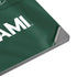 University of Miami Green Jersey Laptop Skins