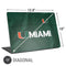 University of Miami Green Jersey Universal Laptop 17in (13.8 x 10in) Skin