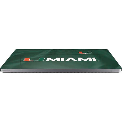 University of Miami Green Jersey Universal Laptop 17in (13.8 x 10in) Skin