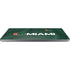 University of Miami Green Jersey Universal Laptop 17in (13.8 x 10in) Skin