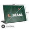 University of Miami Green Jersey Universal Laptop 18in (14.6 x 10.6in) Skin
