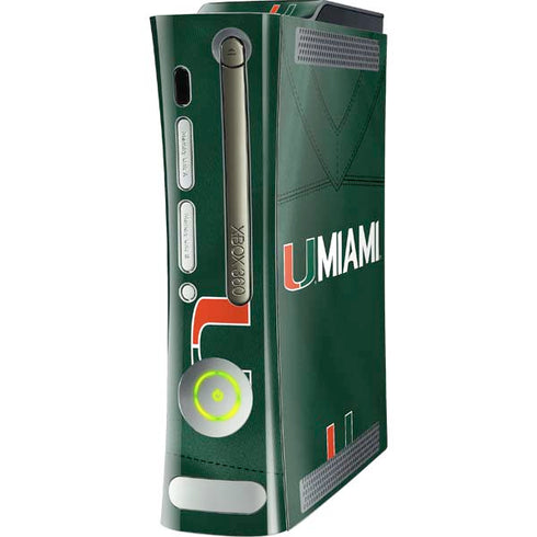 University of Miami Green Jersey Xbox 360 (Includes HDD) Skin