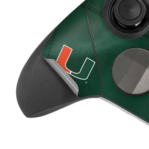 University of Miami Green Jersey Xbox Elite Wireless Controller Series 2 Skin