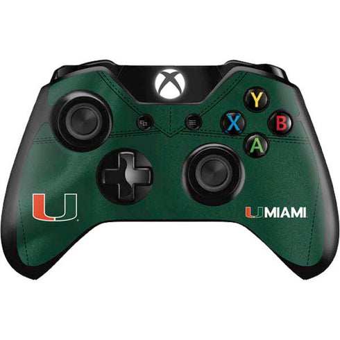 University of Miami Green Jersey Xbox One Controller Skin