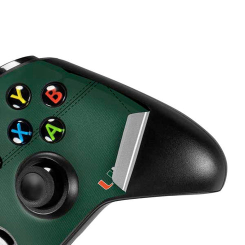 University of Miami Green Jersey Xbox One S All-Digital Edition Bundle Skin