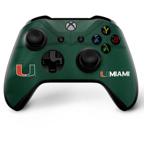 University of Miami Green Jersey Xbox One X Bundle Skin