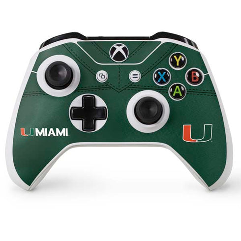 University of Miami Green Jersey Xbox One Skins