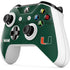 University of Miami Green Jersey Xbox One X Controller Skin
