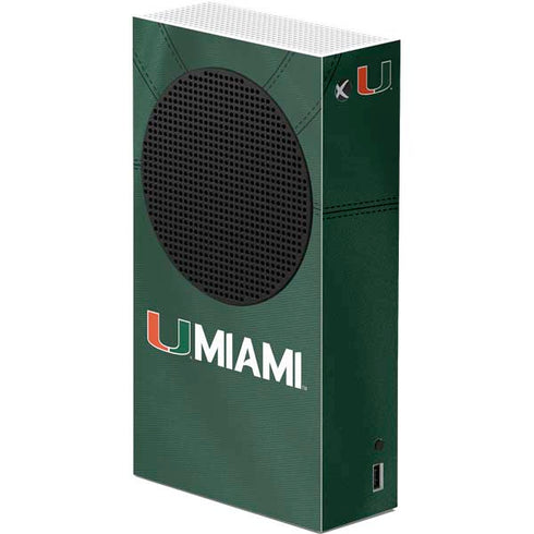 University of Miami Green Jersey Xbox Series S Skins