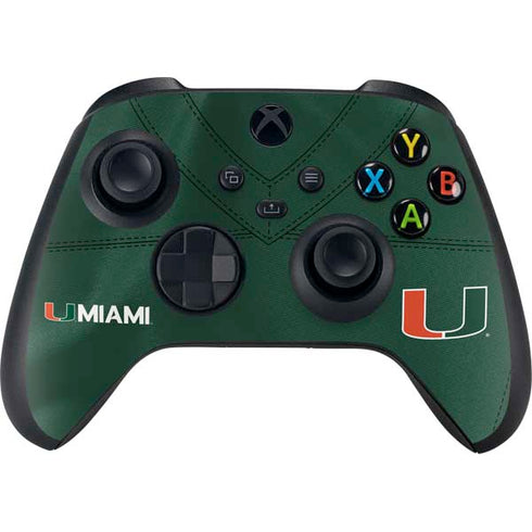 University of Miami Green Jersey Xbox Series X Bundle Skin