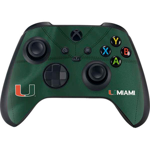 University of Miami Green Jersey XBox Series X Digital Edition Bundle Skin