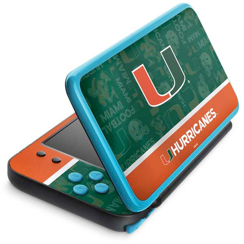 University of Miami U Hurricanes Nintendo 2DS XL (2017) Skin