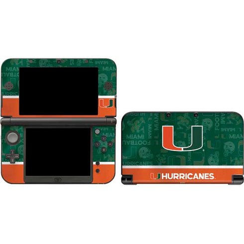 University of Miami U Hurricanes Nintendo Skins