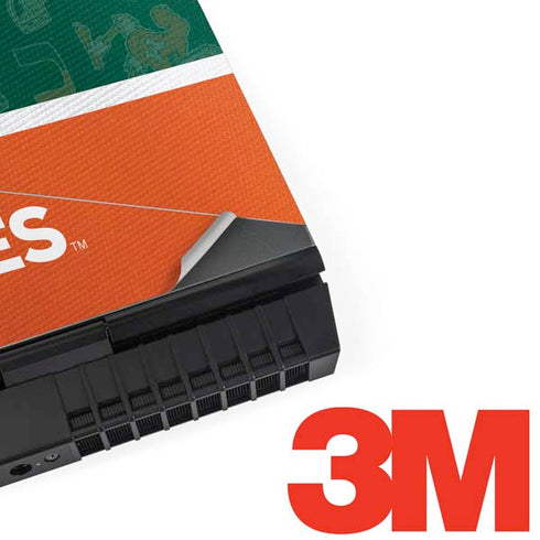 University of Miami U Hurricanes Dell Alienware Skin