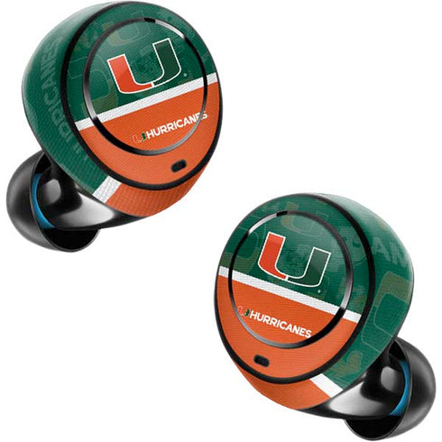 University of Miami U Hurricanes Amazon Echo Buds Skin
