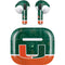 University of Miami U Hurricanes Apple AirPods (3rd Gen 2021) Skin