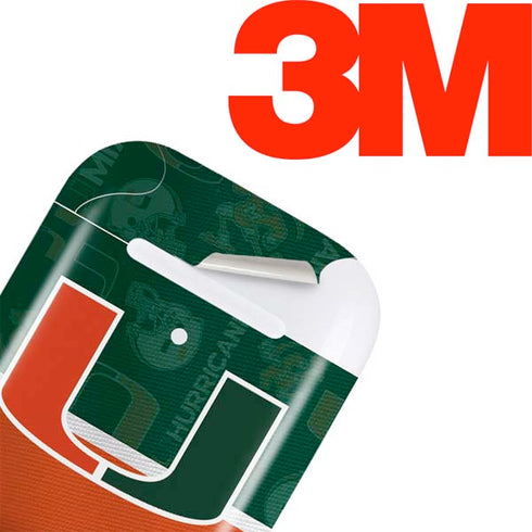 University of Miami U Hurricanes Apple AirPods Skin