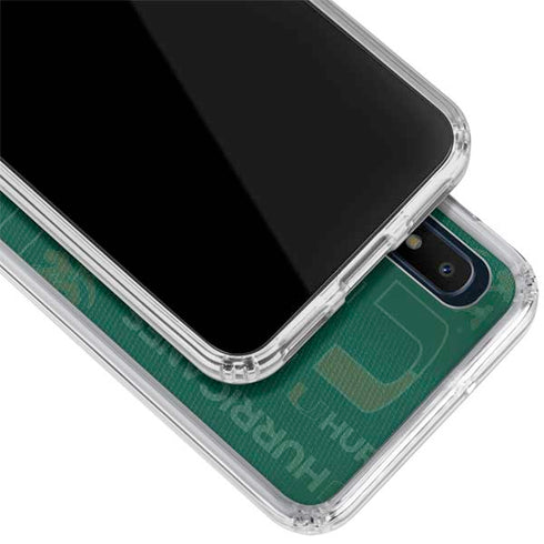 University of Miami U Hurricanes Galaxy A10e Clear Case