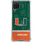 University of Miami U Hurricanes Galaxy A12 Clear Case