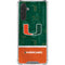 University of Miami U Hurricanes Galaxy A17 Clear Case