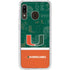University of Miami U Hurricanes Galaxy A20 Clear Case