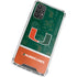 University of Miami U Hurricanes Galaxy A32 5G Clear Case