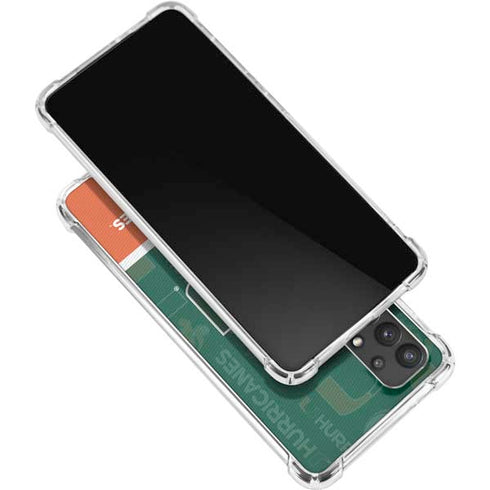 University of Miami U Hurricanes Galaxy A32 5G Clear Case
