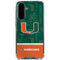 University of Miami U Hurricanes Galaxy A36 5G Clear Case