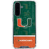 University of Miami U Hurricanes Galaxy A36 5G Clear Case