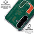 University of Miami U Hurricanes Galaxy A36 5G Clear Case