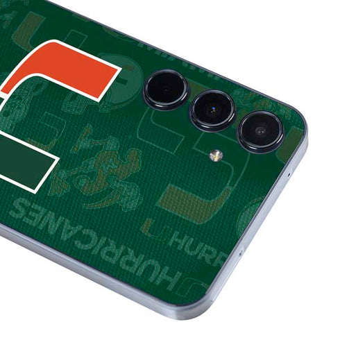 University of Miami U Hurricanes Galaxy A36 5G Skin