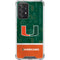 University of Miami U Hurricanes Galaxy A52 5G Clear Case