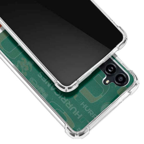 University of Miami U Hurricanes Galaxy A54 5G Clear Case