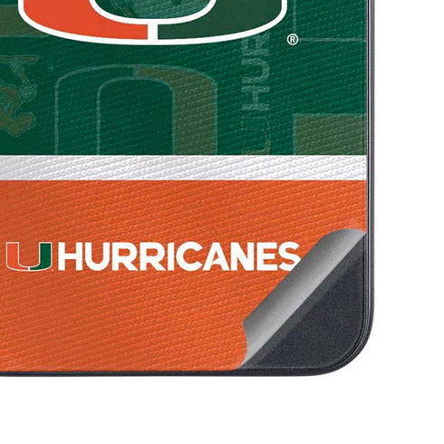 University of Miami U Hurricanes Galaxy A54 5G Skin