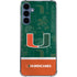 University of Miami U Hurricanes Galaxy A55 5G Clear Case