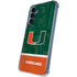 University of Miami U Hurricanes Galaxy A55 5G Clear Case