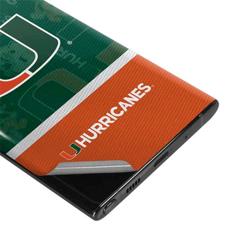 University of Miami U Hurricanes Galaxy Note 10 Plus Skin